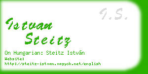 istvan steitz business card
